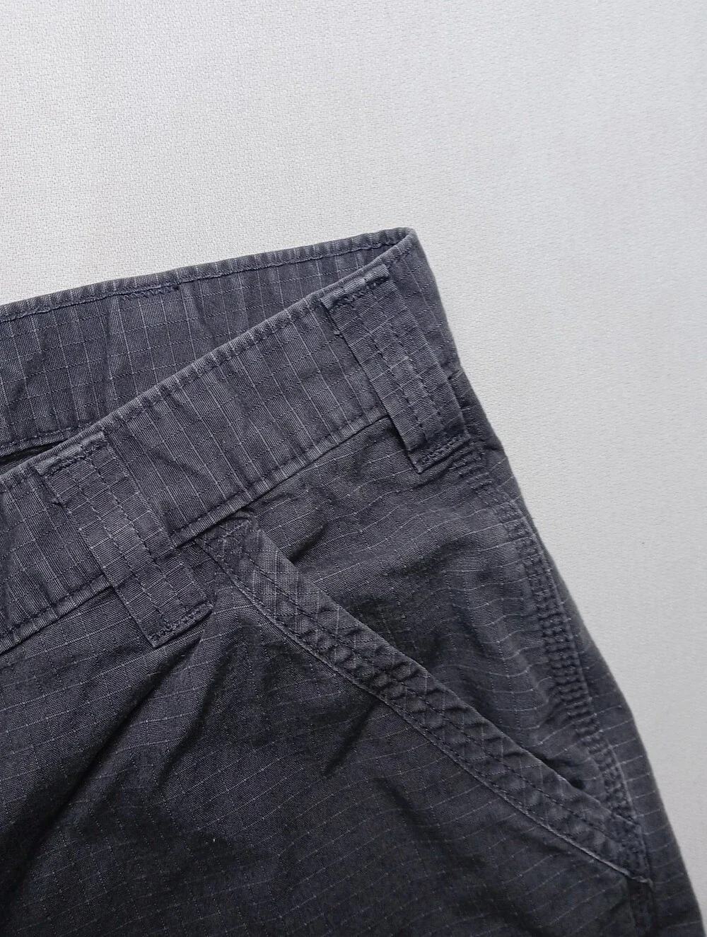 Carhartt Force Broxton Ripstop Cargo Shorts 36 Gray Relaxed Fit 103543